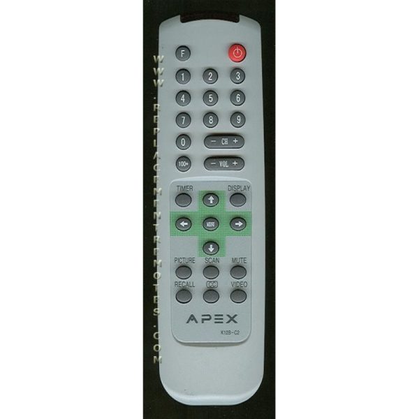 Apex K12BC2 TV Remote Control