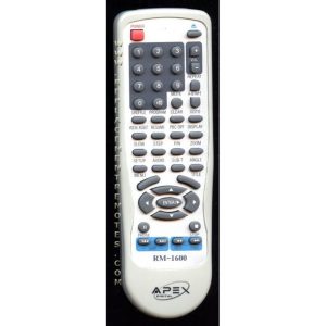 Apex RM1600 DVD Remote Control