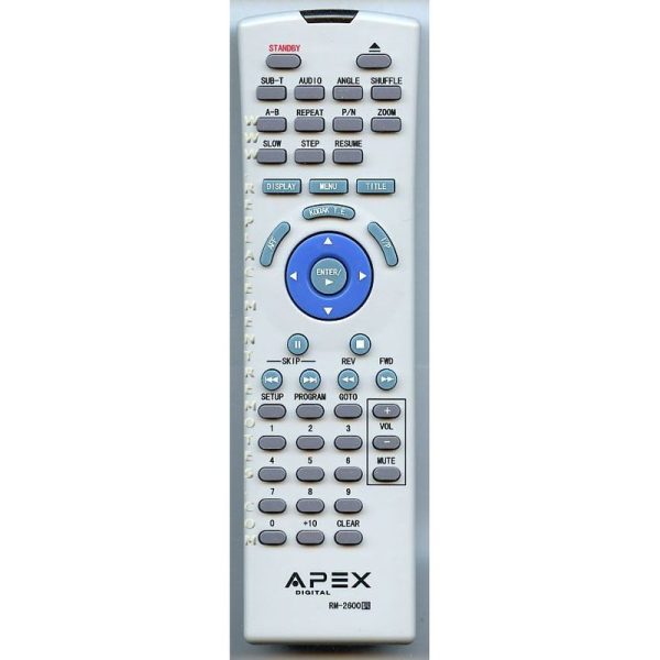 Apex RM2600 DVD Remote Control