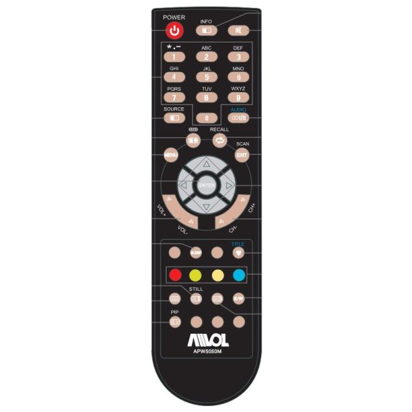 Avol APW5050Mrem TV Remote Control