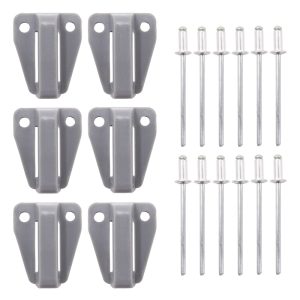 B&D Locking Bar Guides To Suit All Garage Doors 51155 – 6 Pack