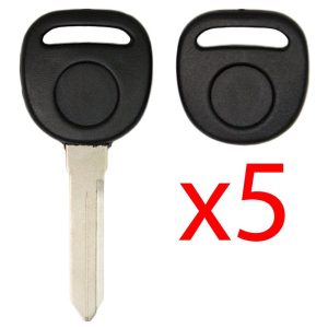 B102 Non-Transponder Key Shell for GM – 5 PACK Aftermarket