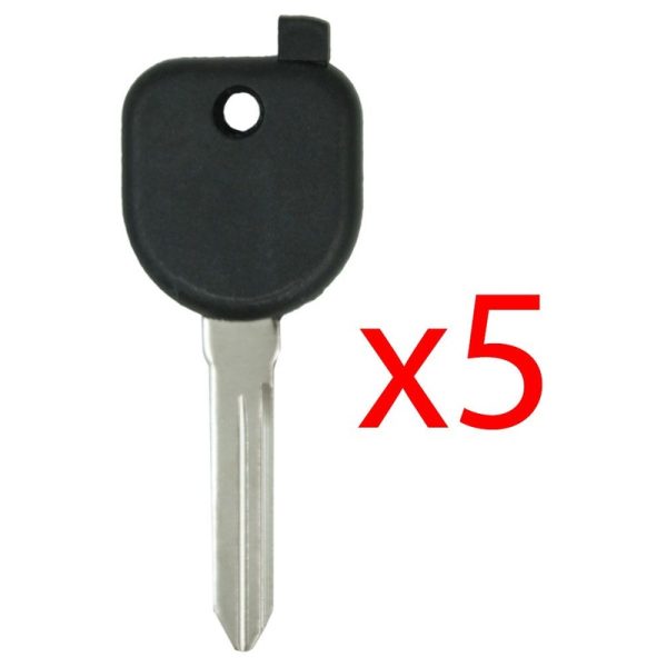 B99 Transponder Key Shell for GM – 5 PACK Aftermarket