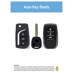 Battery Warning POS Packaging Bags – Automotive Car Key Shells