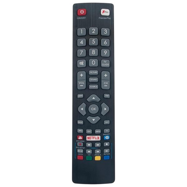 BLFRMC0010 Remote Control Replacement for Blaupunkt Smart TV