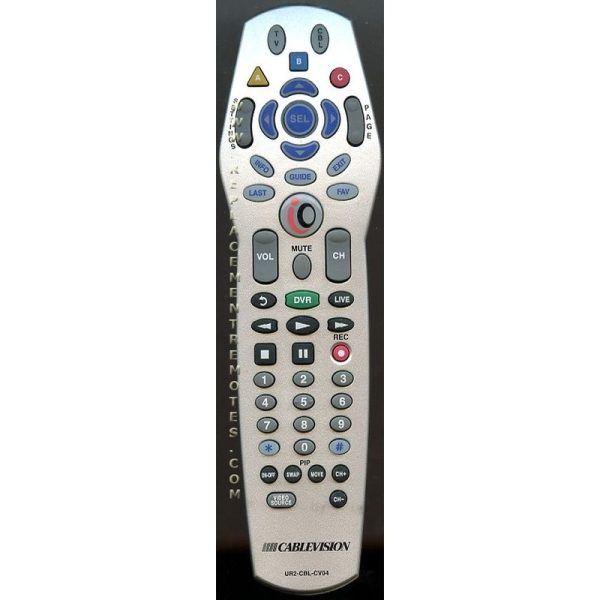 Cablevision UR2CBLCV04 Cable Remote Control