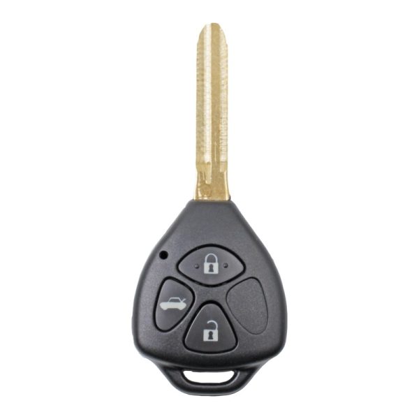 Car Key 3 Button Blank Shell/Case To Suit Toyota Corolla/Camry/Avalon