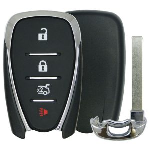 Chevrolet 4 Button Smart Remote Replacement Shell w/ Trunk by Car & Truck Remotes