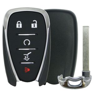Chevrolet 5 Button Smart Remote Replacement Shell w/ Hatch by Car & Truck Remotes