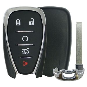 Chevrolet 5 Button Smart Remote Replacement Shell w/ Trunk by Car & Truck Remotes
