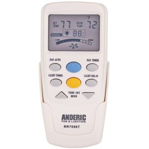 CHQ7096T With Fan Timer Key for Hampton Bay Ceiling Fan Remote Control – RR7096T