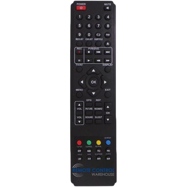 Conia CE2401FHDVDR DVDCOMBO LED TV Replacement Remote Control
