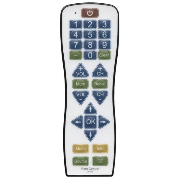 Continu.us PC100 Pure Control Water Resistant Antimicrobial 1-Device Universal Remote Control