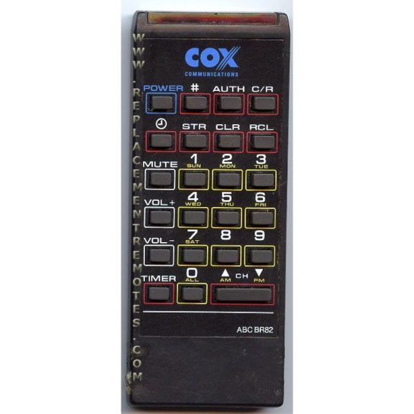 Cox ABCBR82 Cable Remote Control