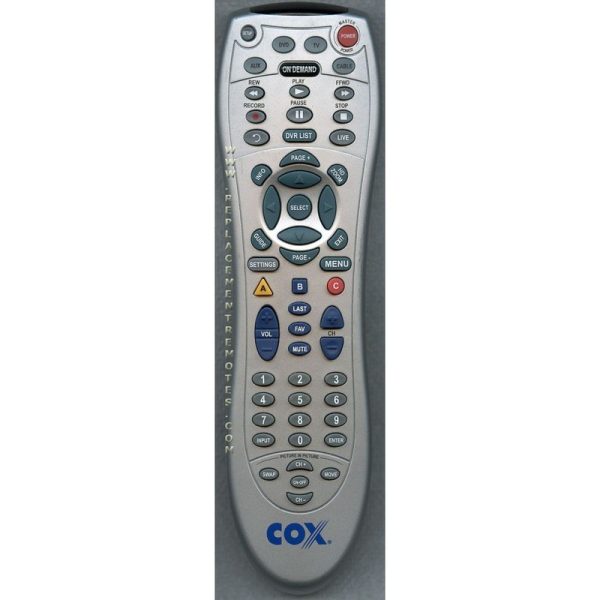 Cox RC1675603/03 Cable Remote Control
