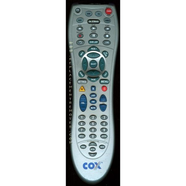 Cox RC1675604/35 Cable Remote Control