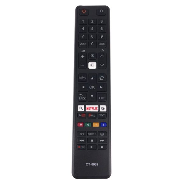 CT-8069 Remote Replacement For Toshiba TV 43L3653DB 43U6763DB