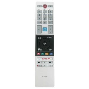 CT-8543 Remote Replacement for Toshiba TV with Prime Video NetFlix and Youtube Keys