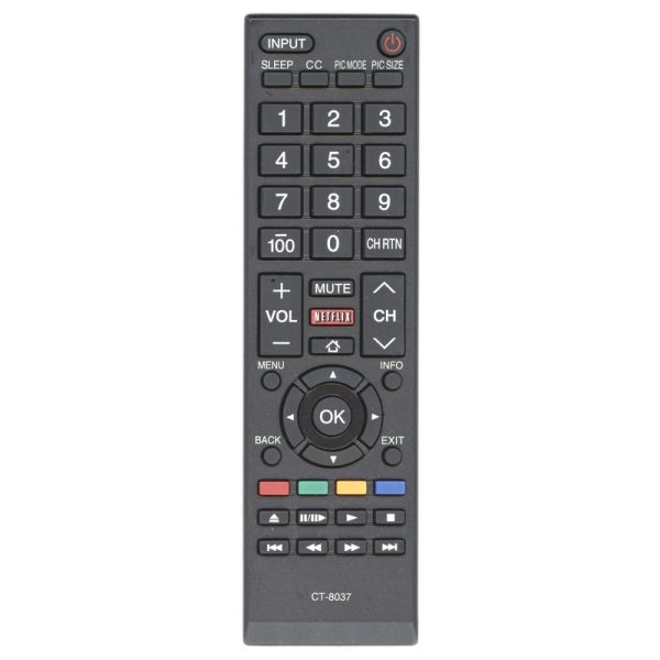 CT8037 for Toshiba TV Remote Control