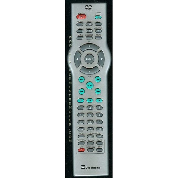 CyberHome CHDVR1500 DVD Remote Control