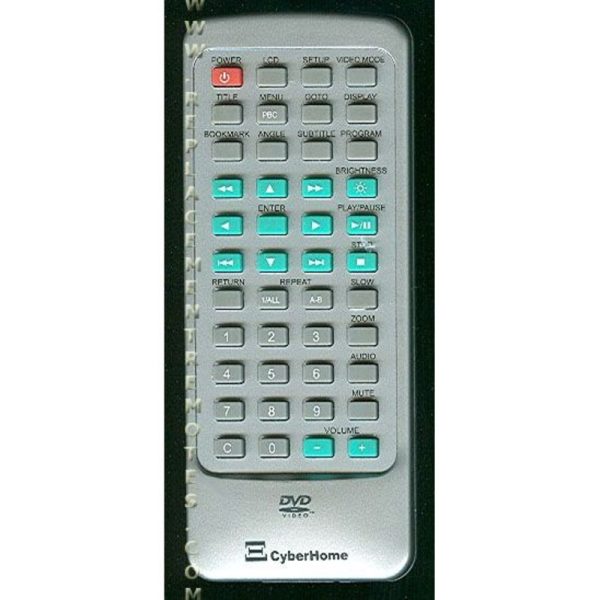 CyberHome CHLDV707B DVD Remote Control