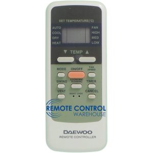 DAEWOO Air Conditioner Remote Control – R51/E