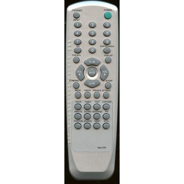 Daewoo REMDW TV Remote Control
