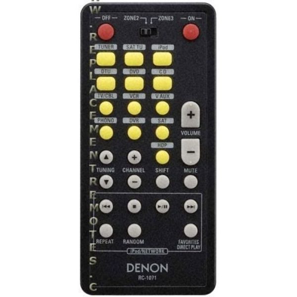 Denon RC1071 Receiver Remote Control