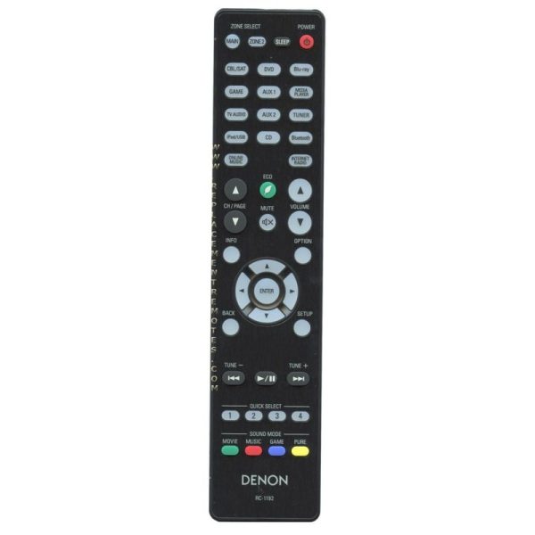 Denon RC1192 Receiver Remote Control