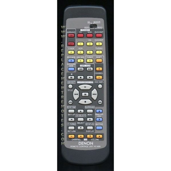 Denon RC896 Receiver Remote Control