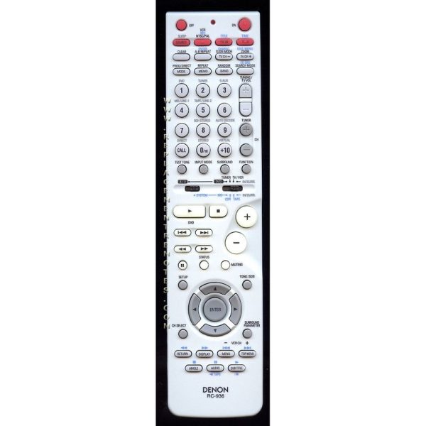 Denon RC936 Receiver Remote Control