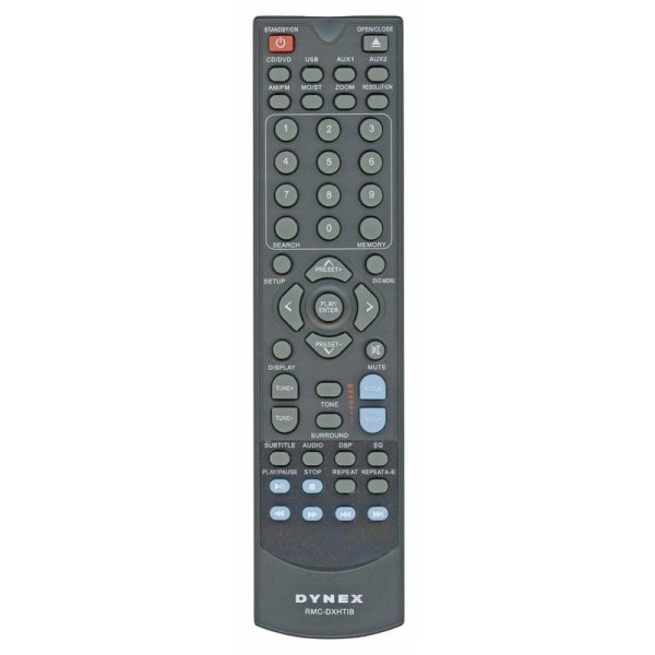 Dynex RMCDXHTIB Home Theater Remote Control