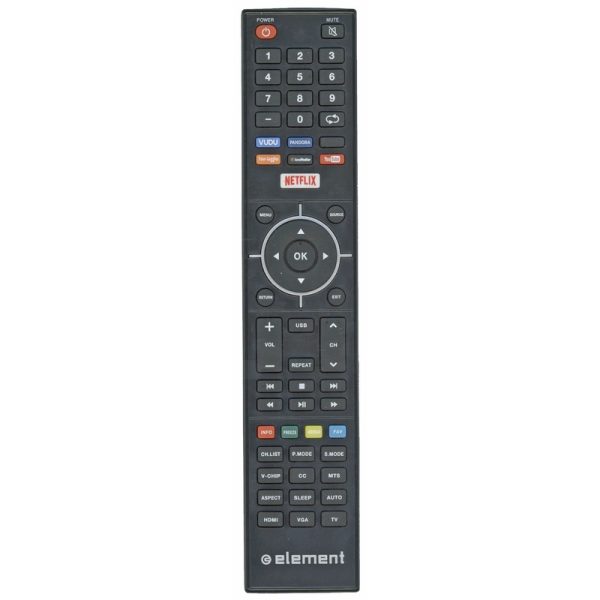 Element 845-058-03B03 TV Remote Control – Vudu, Pandora, Toon Goggles, Accuweather, YouTube, Netflix – 84505803B03