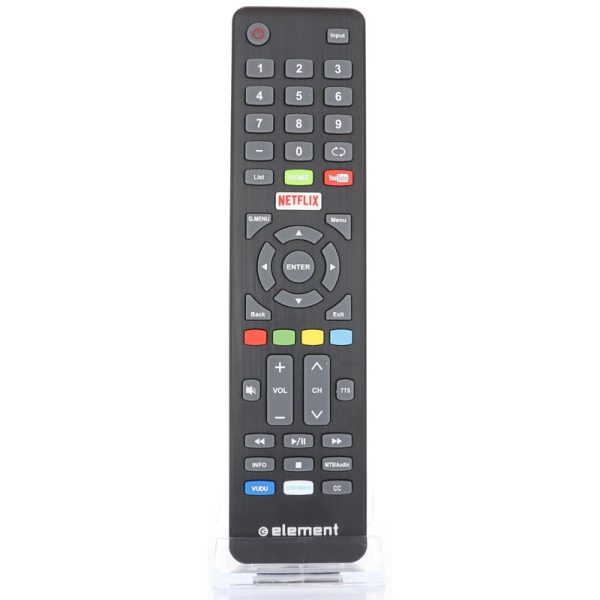 Element E4SFT5517REM TV Remote Control – Netflix, Youtube, Vudu, Pandora – E4SFT5517REM