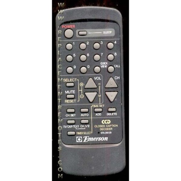 Emerson 076L056120 TV Remote Control