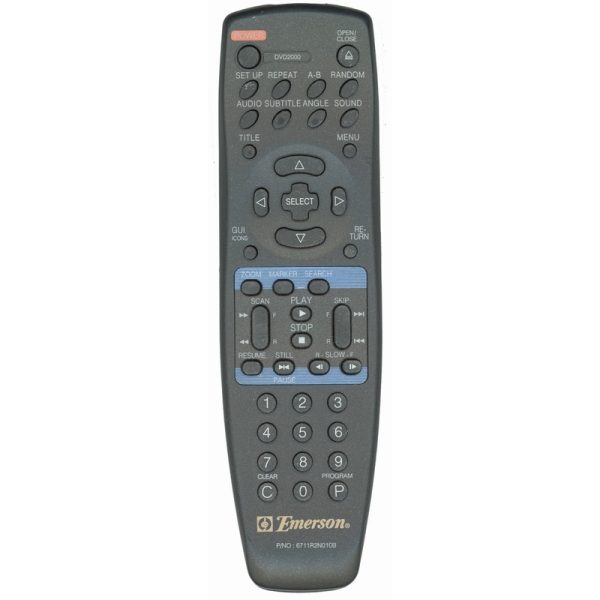 Emerson 6711R2N010B DVD Remote Control