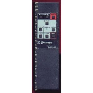 Emerson 702034 VCR Remote Control