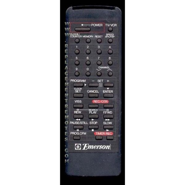 Emerson 702120 VCR Remote Control