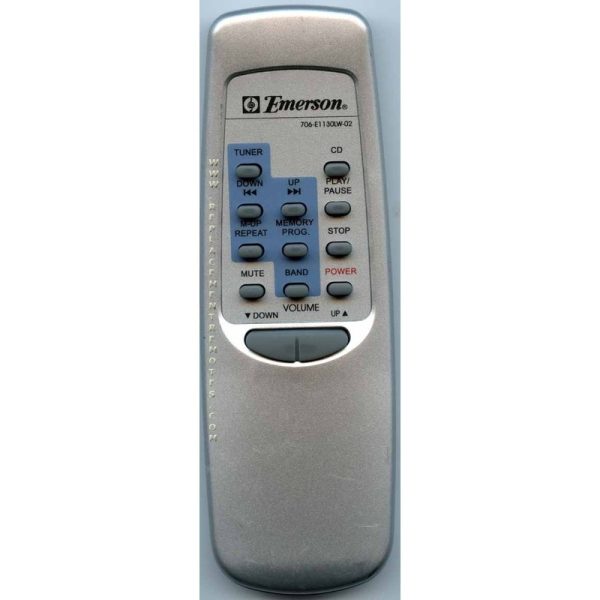 Emerson 706E1130LW02 Audio Remote Control