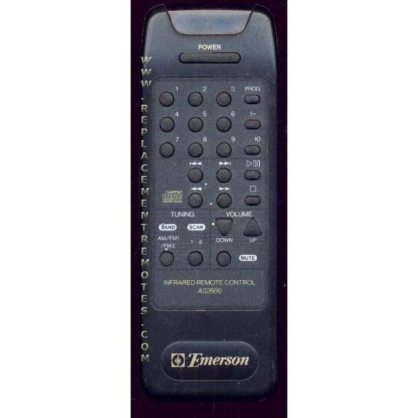 Emerson AS2680 Audio Remote Control