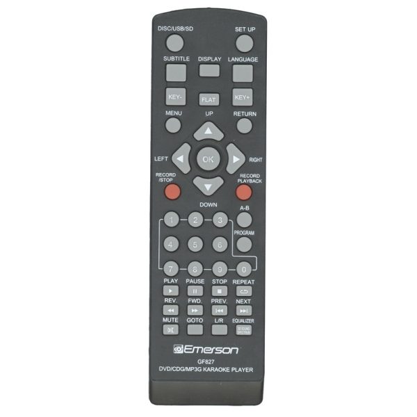 Emerson GF827 Audio Remote Control