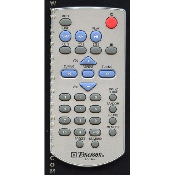 Emerson RC3110 Audio Remote Control