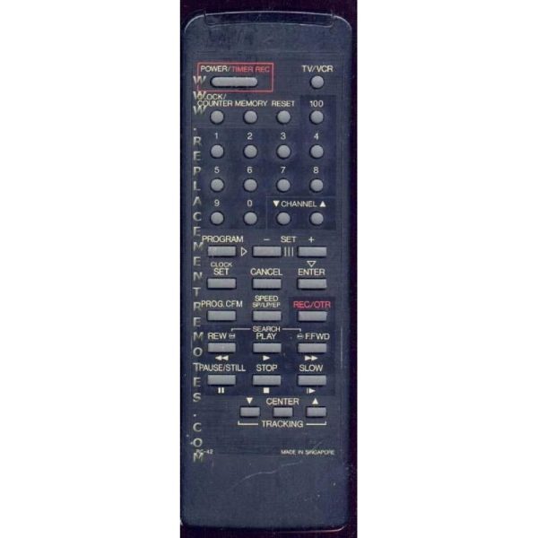 Emerson RC42 VCR Remote Control
