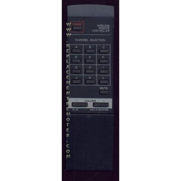 Emerson RC96 TV Remote Control