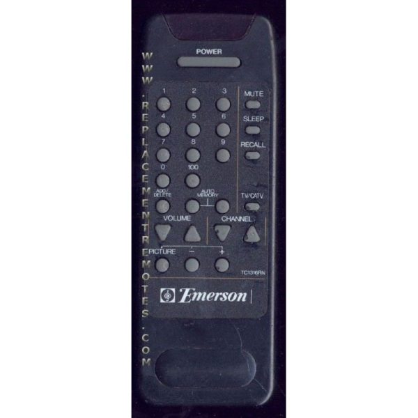 Emerson TC1316RN TV Remote Control