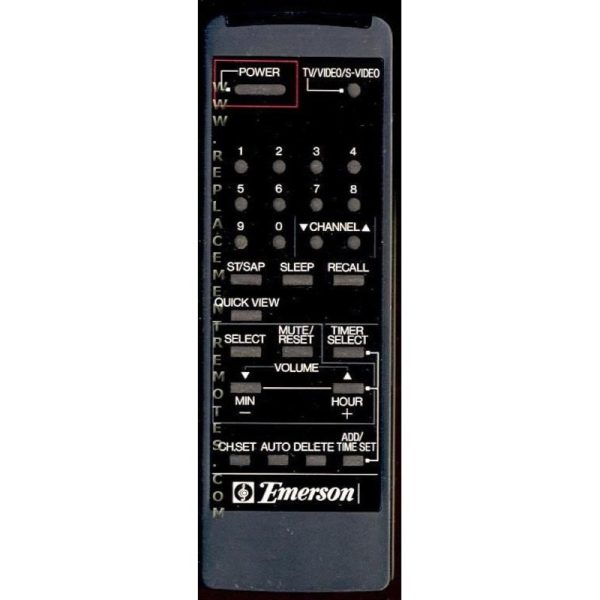 Emerson TS2750D TV Remote Control