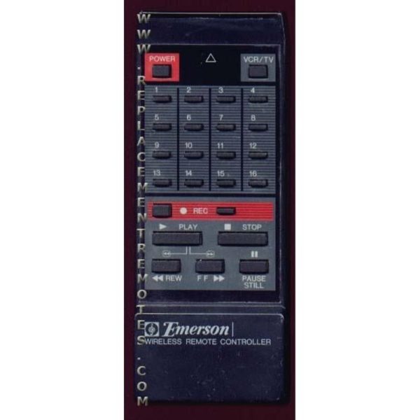 Emerson VCR872 TV/VCR Remote Control
