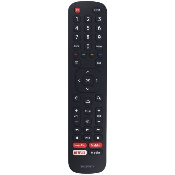 EN2BW27H Remote Control Replacement for Hisense LCD HDTV TV