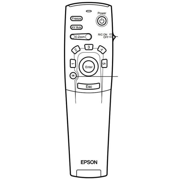 Epson 1102130 Projector Remote Control
