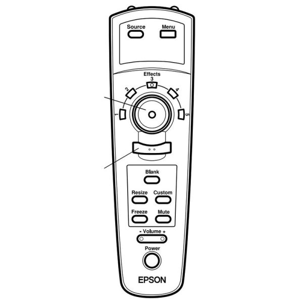 Epson 7544009 Projector Remote Control